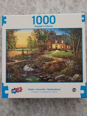 NEW/SEALED Sure Lox "Storybook Cottage" 1000-piece Jigsaw Puzzle